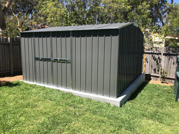 Gable Shed with Double Doors