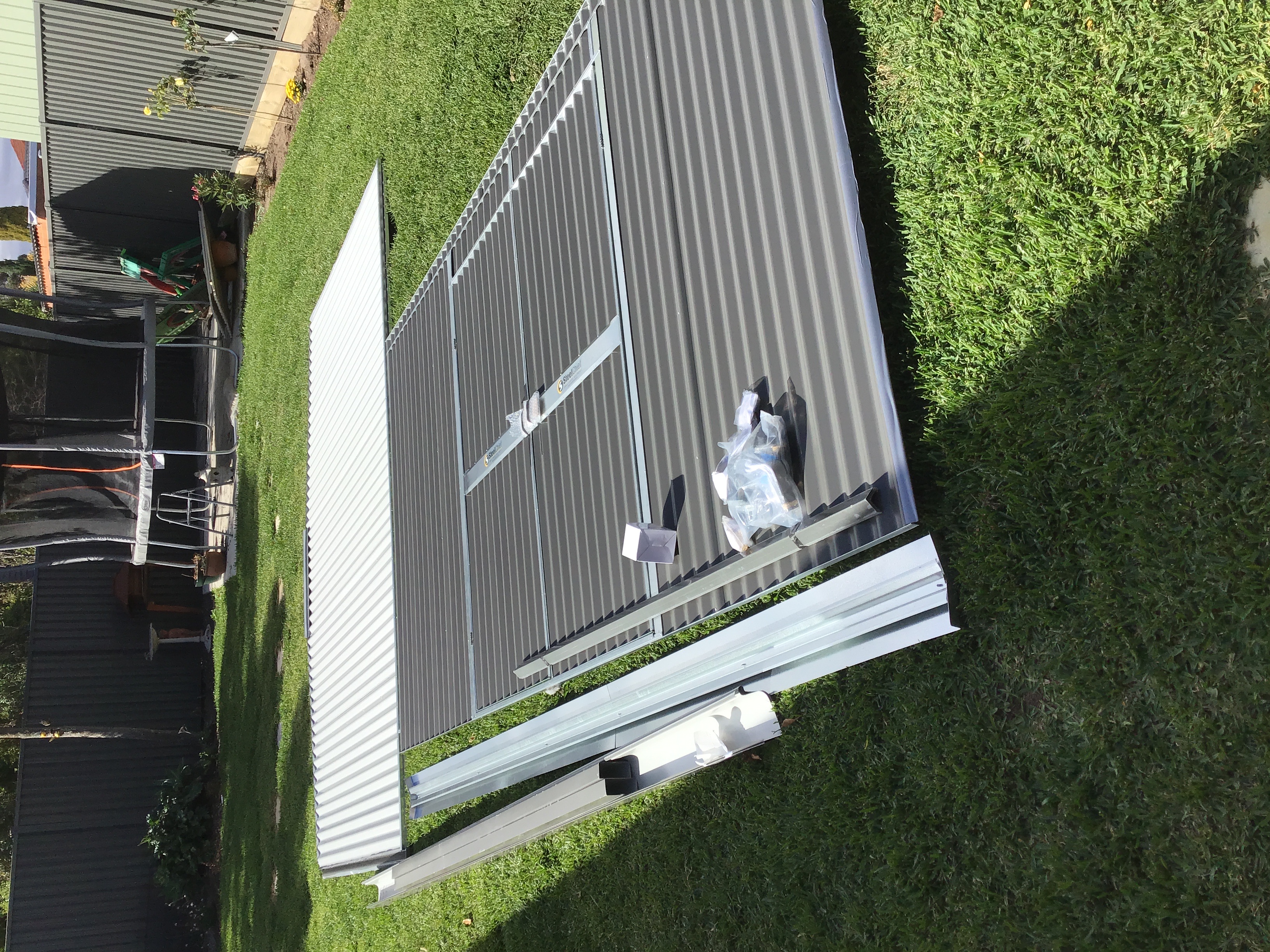Pre-assembled Garden Shed Panels for Installation