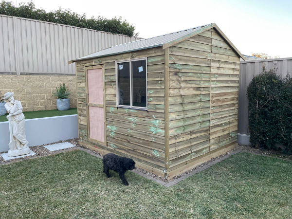 Timber Shed with Gable Roof