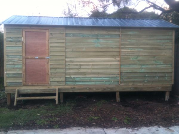 Large Timber Gable Shed with sub floor