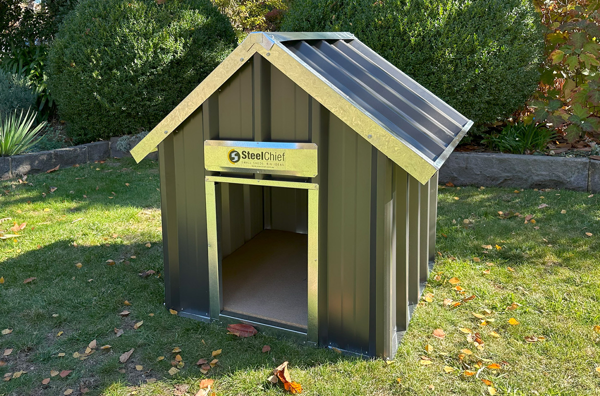 Steel Gable Dog Kennel – Built for Durability Easy Assembly