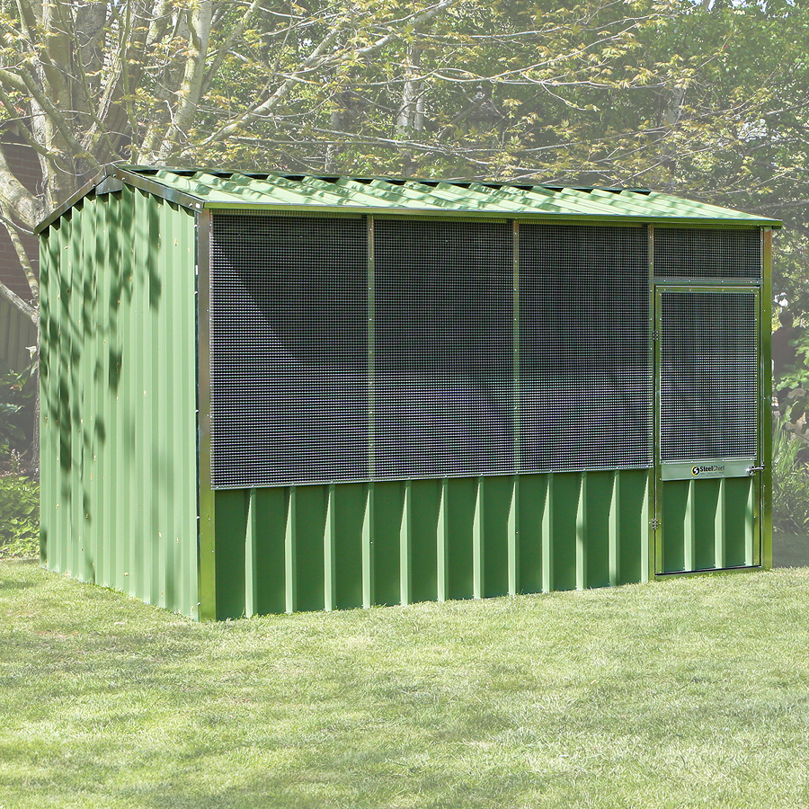 Skillion Roof Aviary - SteelChief