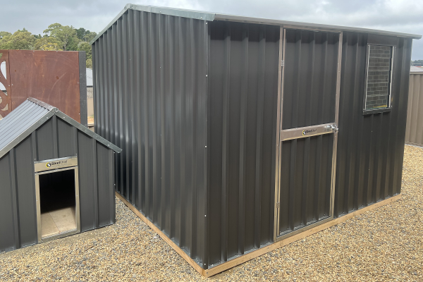 Gable Roof Garden Shed and Dog Kennel