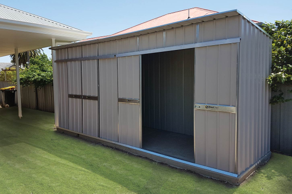 Garden Shed with Sliding Doors