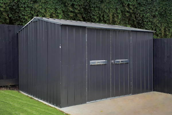 Steel Frame Garden Shed with Gable Roof
