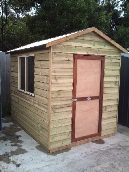 Gable Timber Shed with sliding window